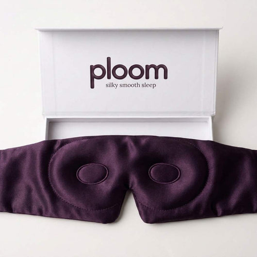 the ploom plush silk sleep mask