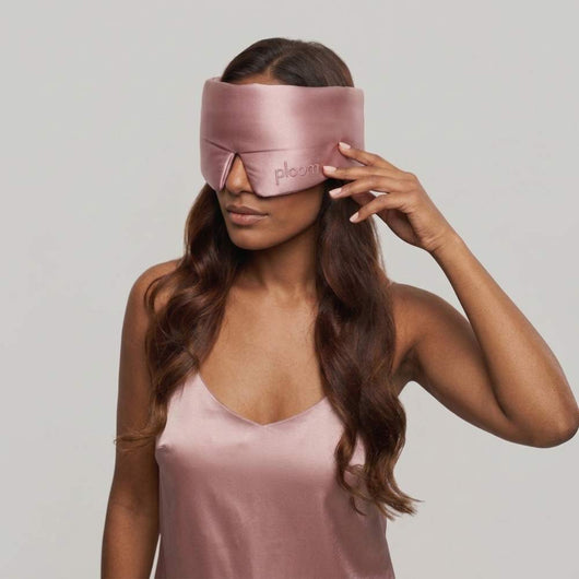 the ploom plush silk sleep mask
