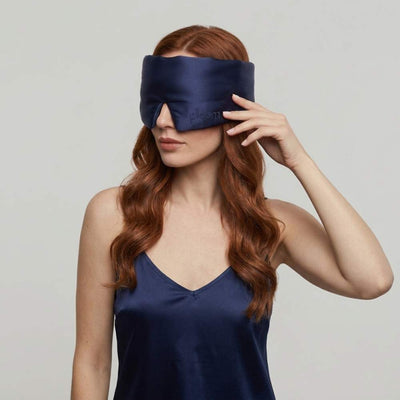 the ploom plush silk sleep mask
